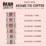 Fio Copper Craft Wire Rose Gold 22 gauge  0,64mm